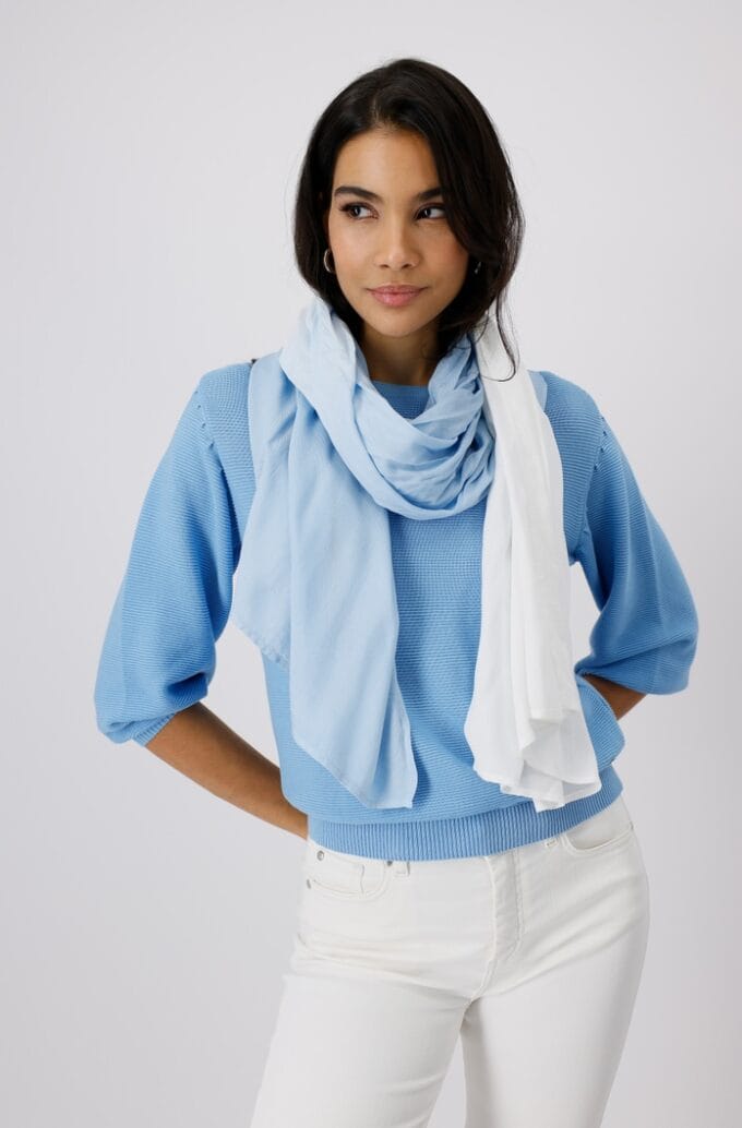 Monari- Scarf - 2 color way scarf with rhinestones
