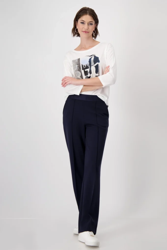 Monari- T-Shirt with Woman's Print - Image 4