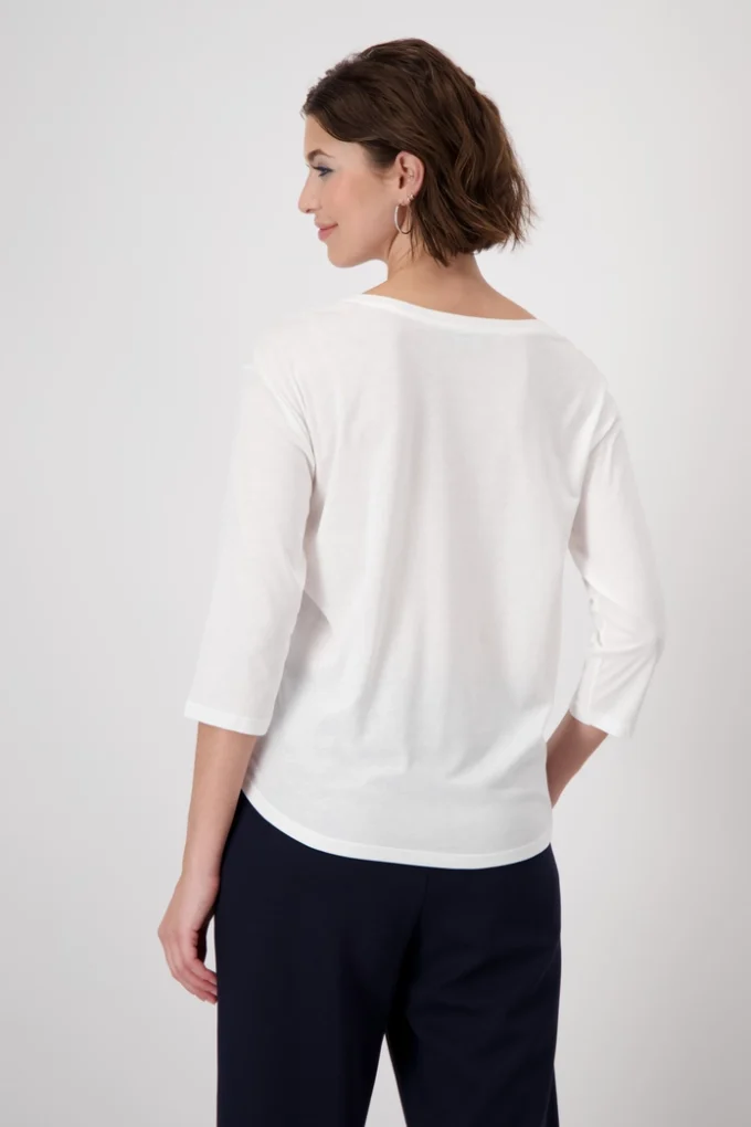 Monari- T-Shirt with Woman's Print - Image 7