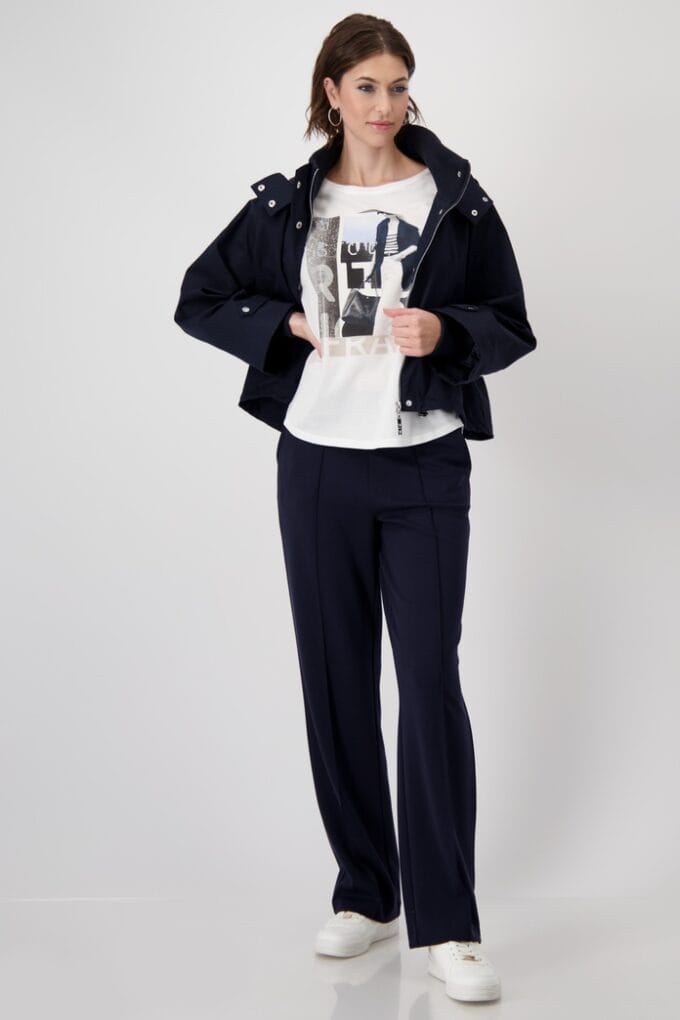 Monari- T-Shirt with Woman's Print - Image 2