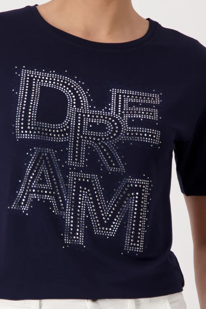 Monari-T-Shirt Basic Deram- Deep Ocean - Image 6