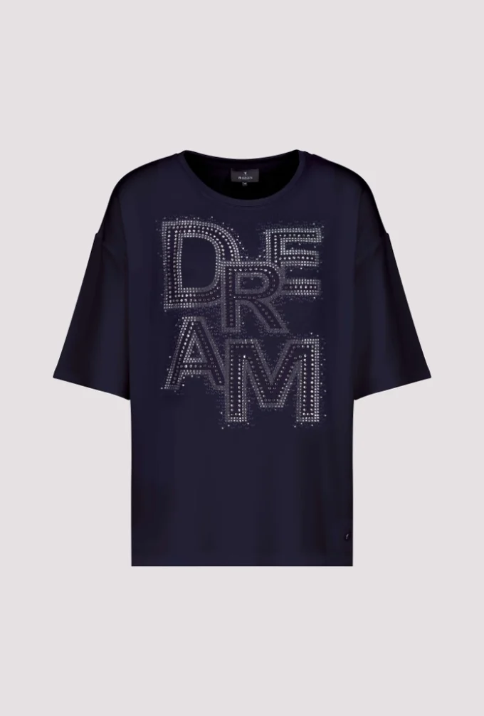 Monari-T-Shirt Basic Deram- Deep Ocean - Image 7
