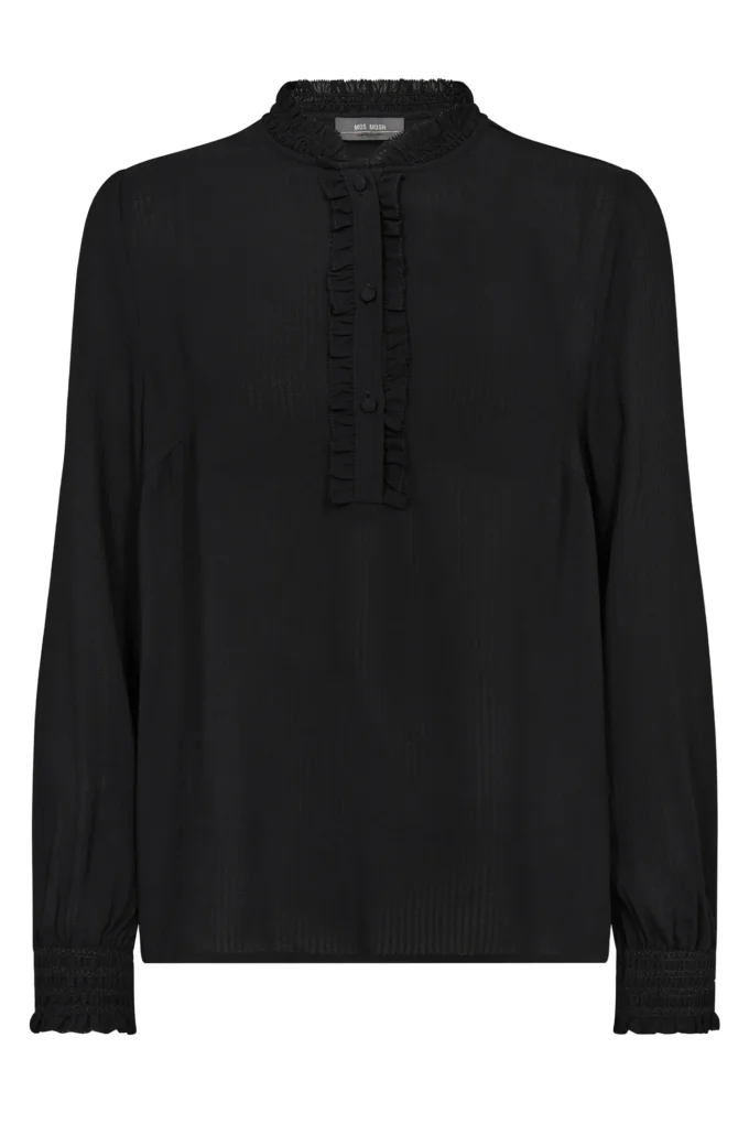 Mos Mosh- Reta Sez Blouse- Black - Image 4