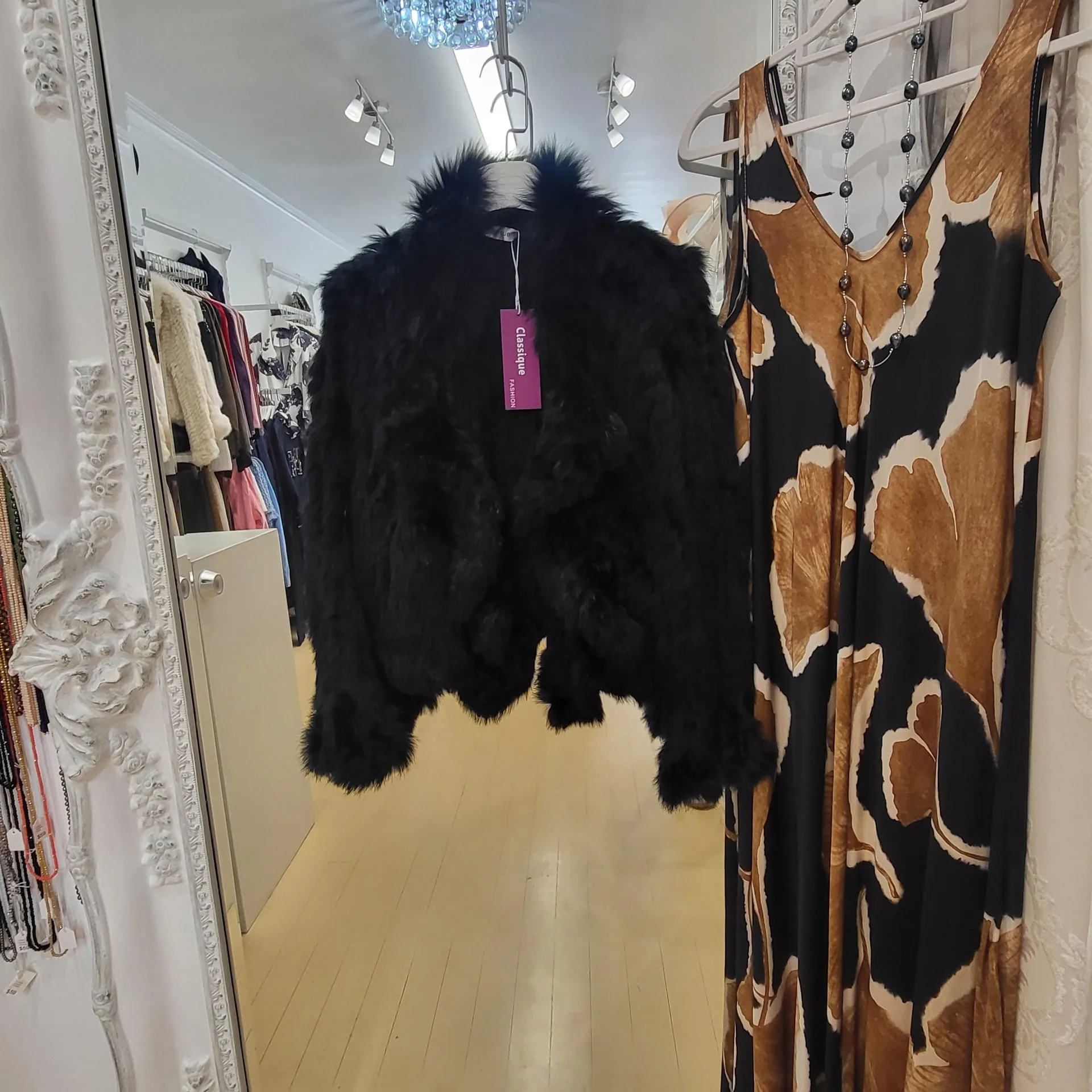 Classique-Rabbit Fur jacket (size: 8-10, 12-14) - Image 2