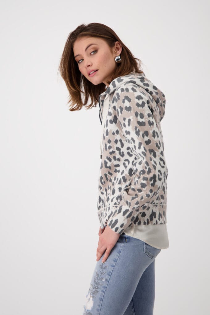 Monari- Hood Jacket- Sandshell & Print - Image 6