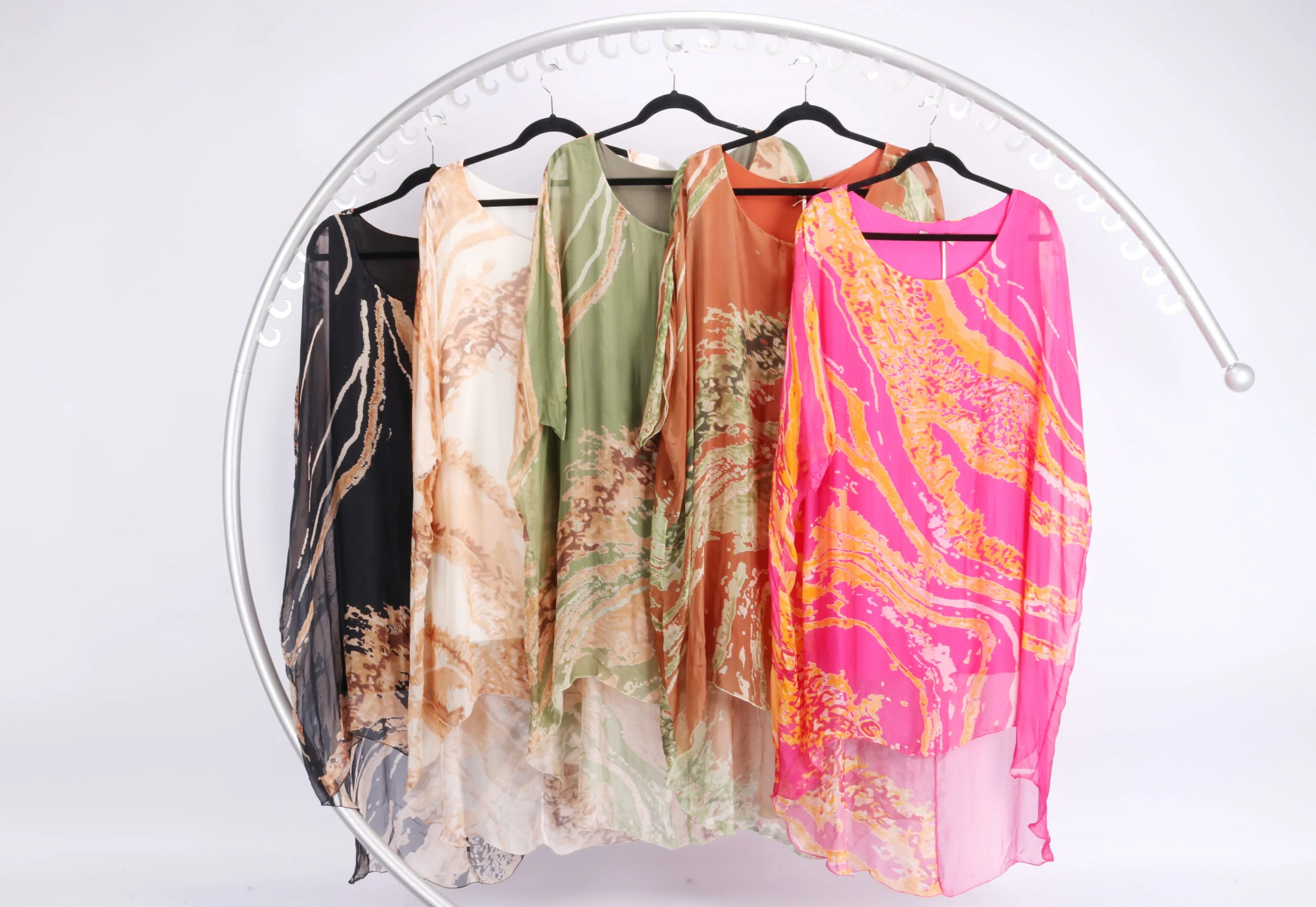 Made In Italy- Silk Dress - Image 2