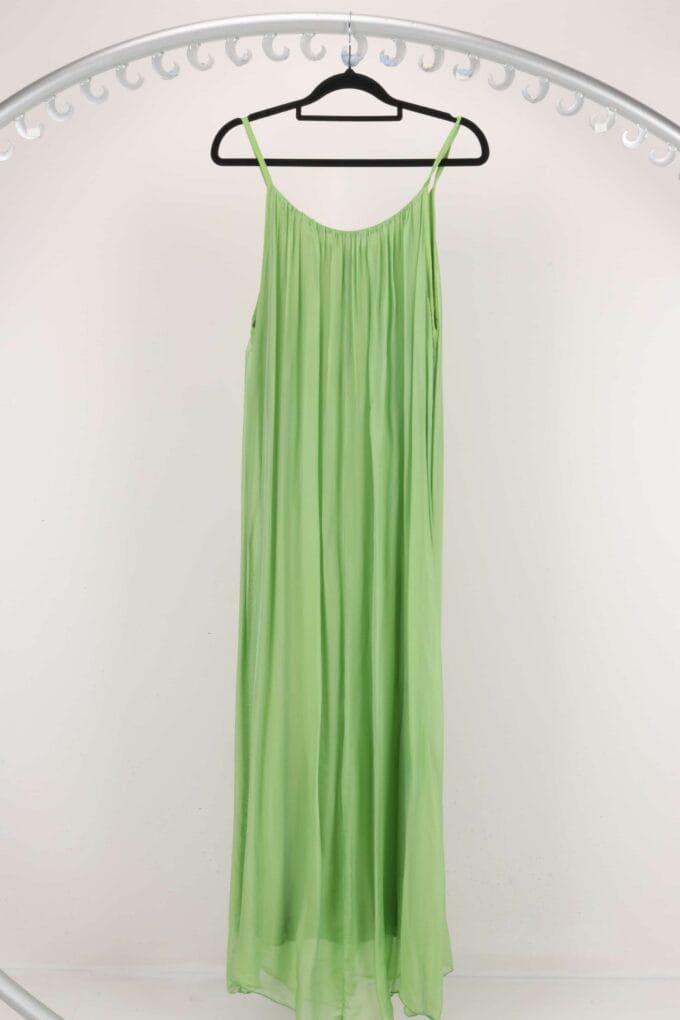 New- Made in Italy- Plain Silk Dress (one size)
