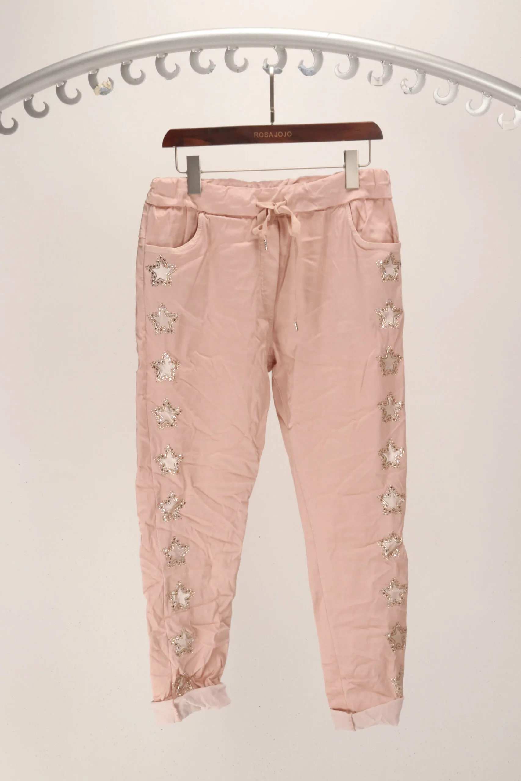 Made In Italy- Super stretchy Pants with Stars( size: S/M, M/L) - Image 4