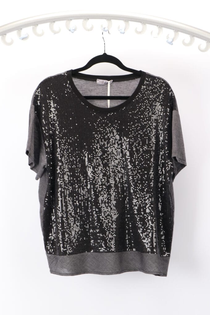 Made in Italy- Front Sequins linen & Viscose Top in 3 colors (S/M, M/L) - Image 5