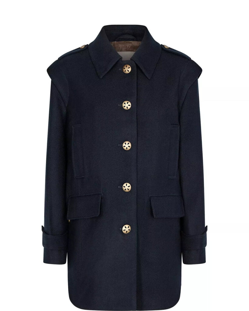 Mos Mosh- Durah Twill Jacket -Salute Navy - Classique Boutique