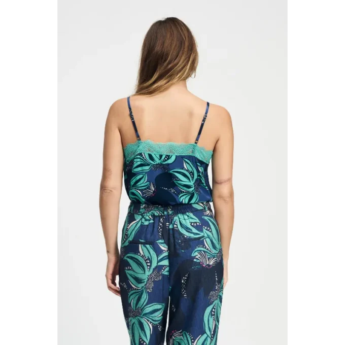 Pom Amsterdam- Top -Cami Delicacy Green - Image 6
