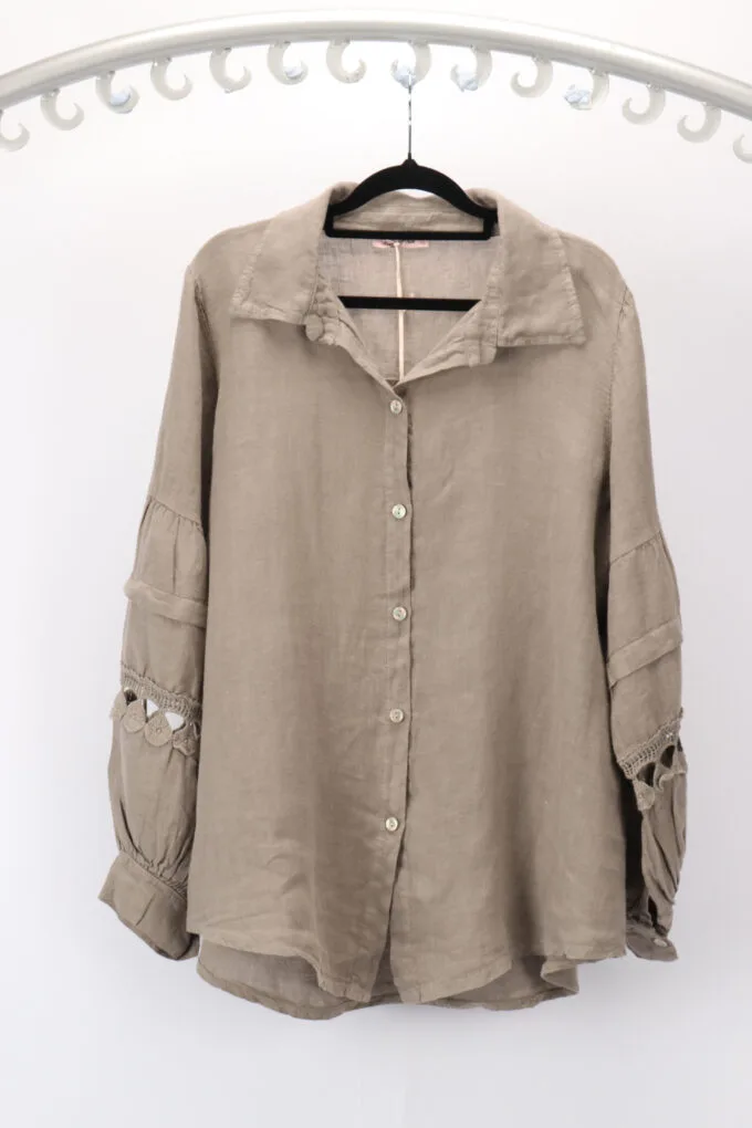 Made In Italy- Linen Shirt in 3 Colors - Image 2