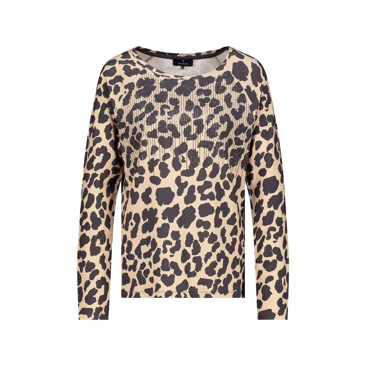 Monari-Leo T-shirt Allover- Cognac - Image 7