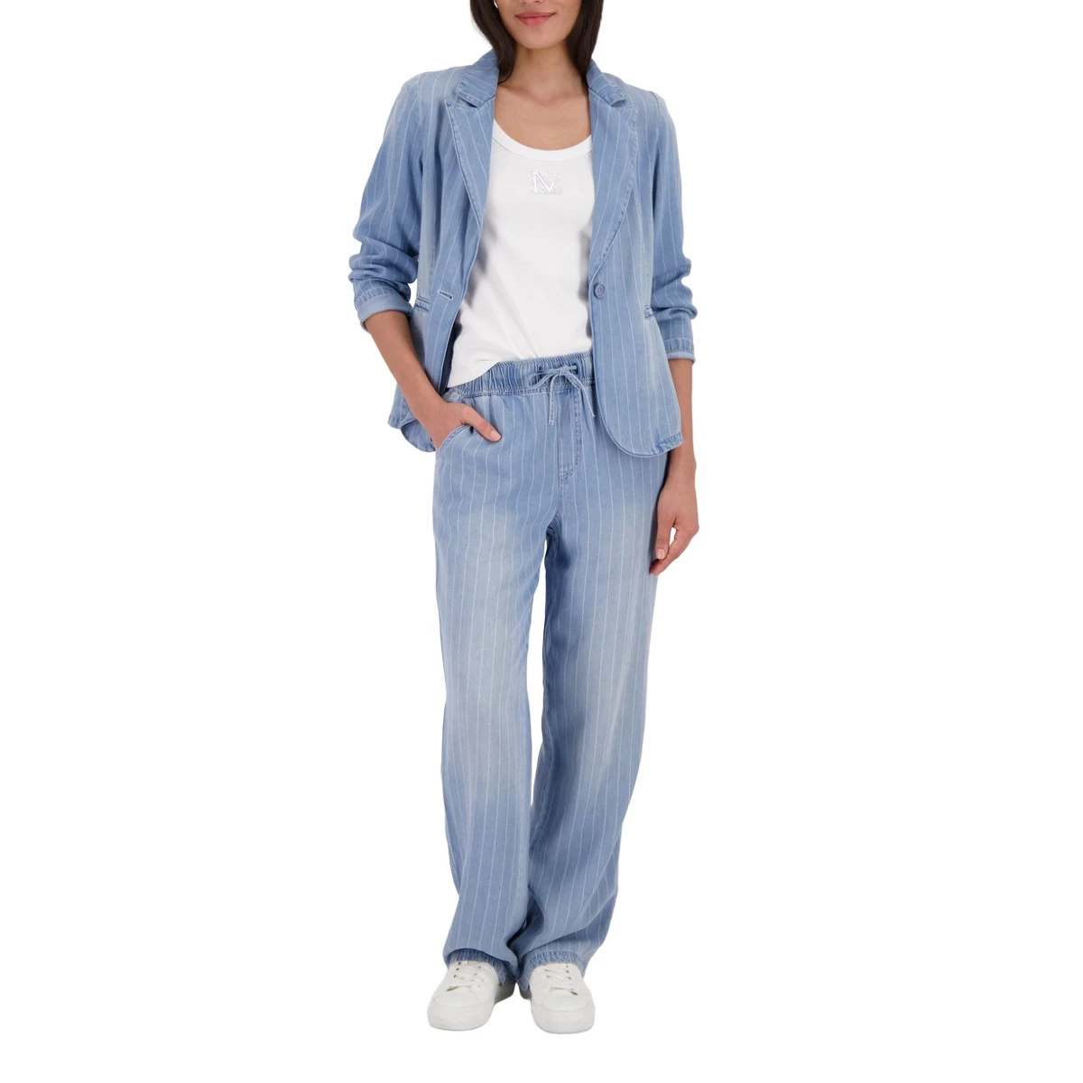 Monari- Jeans Lyocell Blazer- Jeans - Image 4