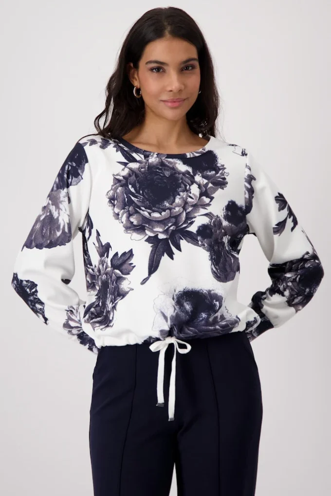 Monari- Sweatshirt- Floral Print