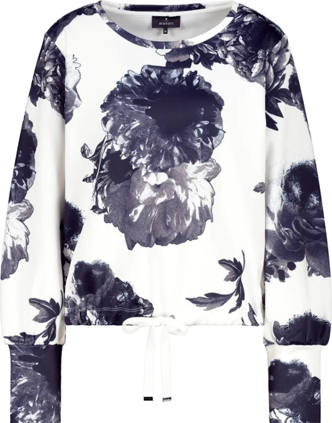 Monari- Sweatshirt- Floral Print - Image 4