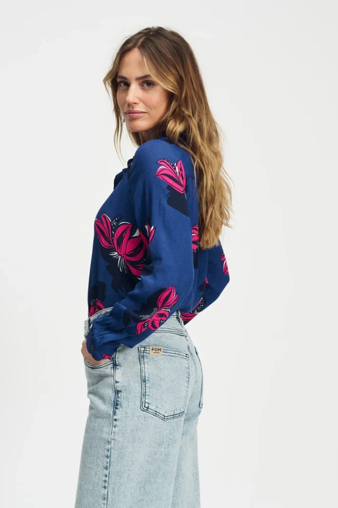 Pom Amsterdam- Blouse- Mila Delicacy Pink - Image 3