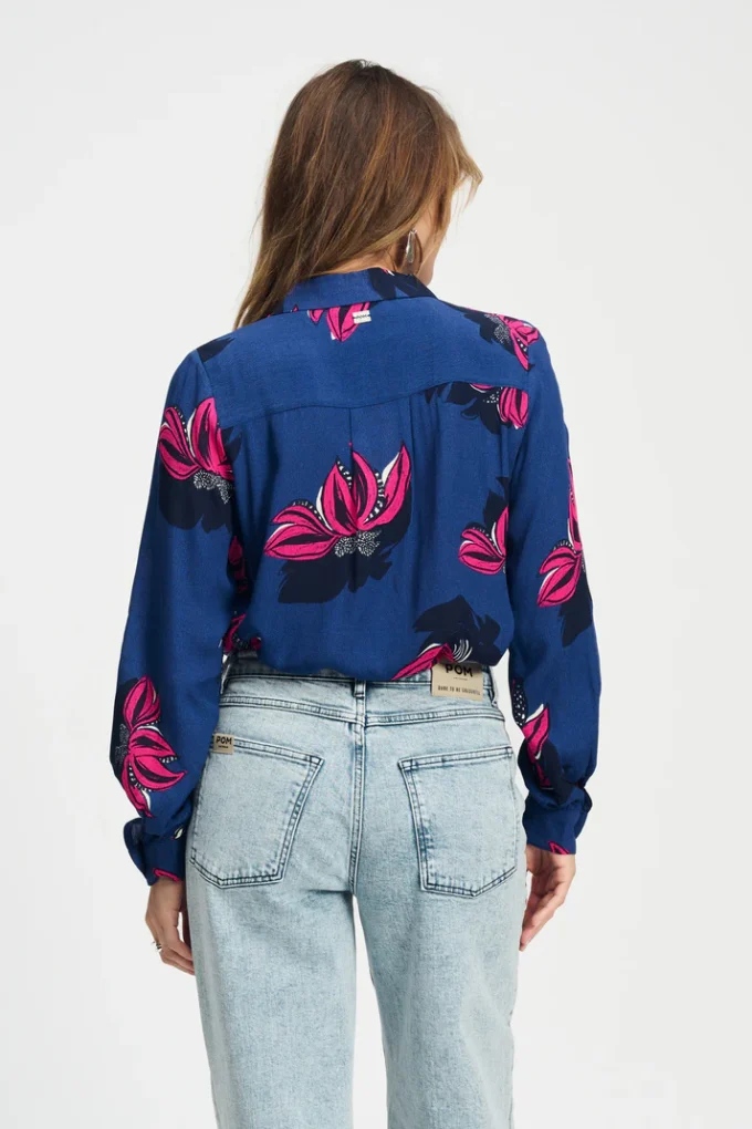 Pom Amsterdam- Blouse- Mila Delicacy Pink - Image 4