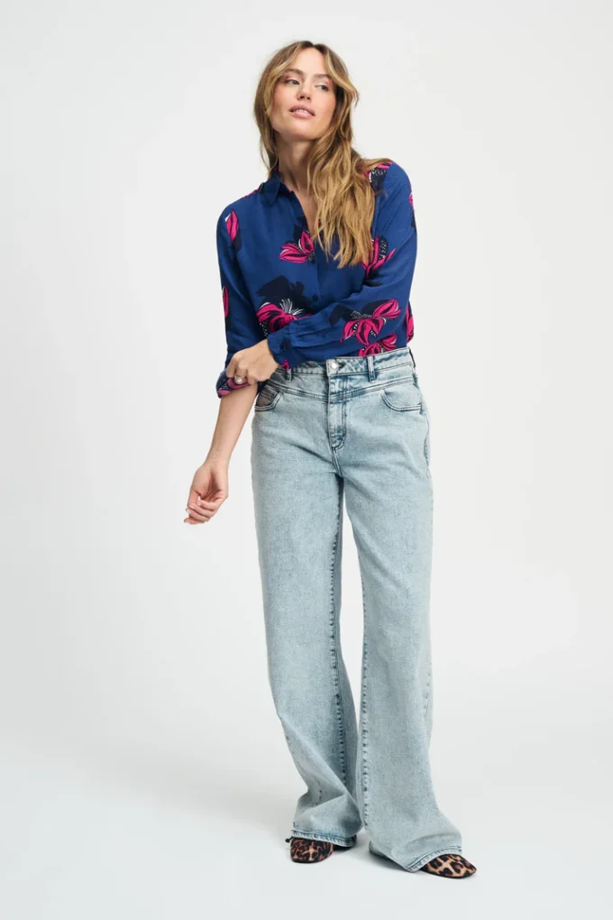 Pom Amsterdam- Blouse- Mila Delicacy Pink - Image 2