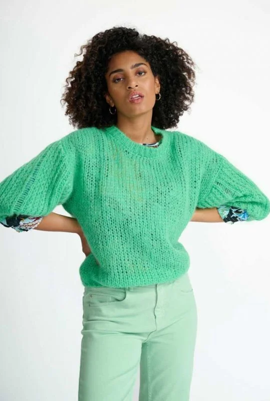 Pom Amsterdam Grass Green Pullover