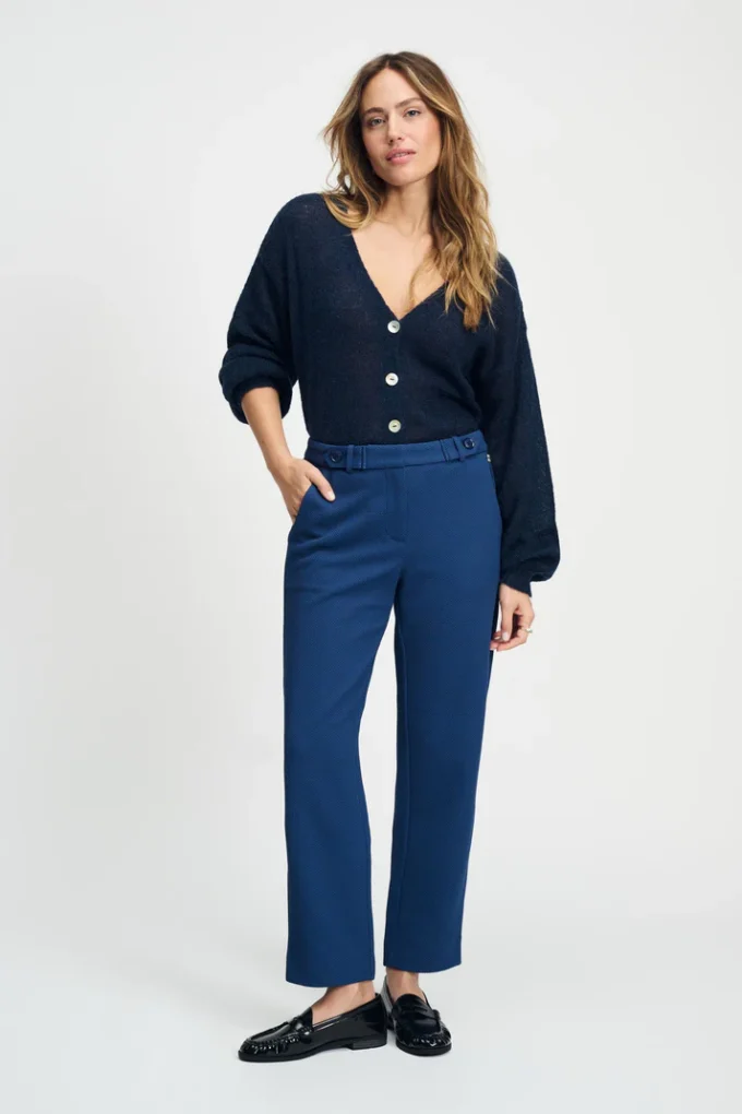 Pom Amsterdam-Pants-Tapered Sapphire Blue
