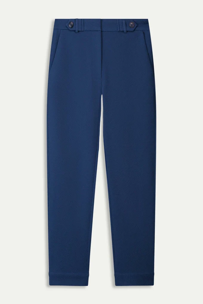 Pom Amsterdam-Pants-Tapered Sapphire Blue - Image 7