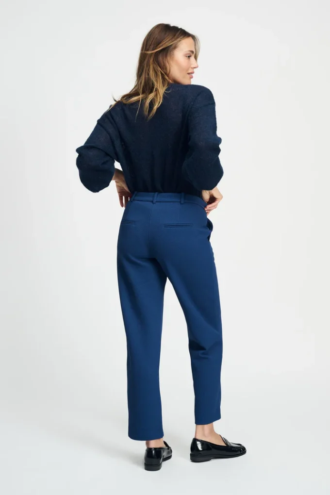 Pom Amsterdam-Pants-Tapered Sapphire Blue - Image 5