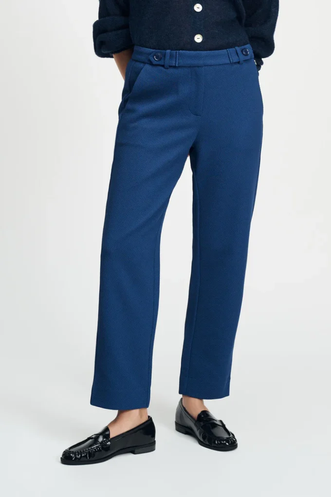 Pom Amsterdam-Pants-Tapered Sapphire Blue - Image 2