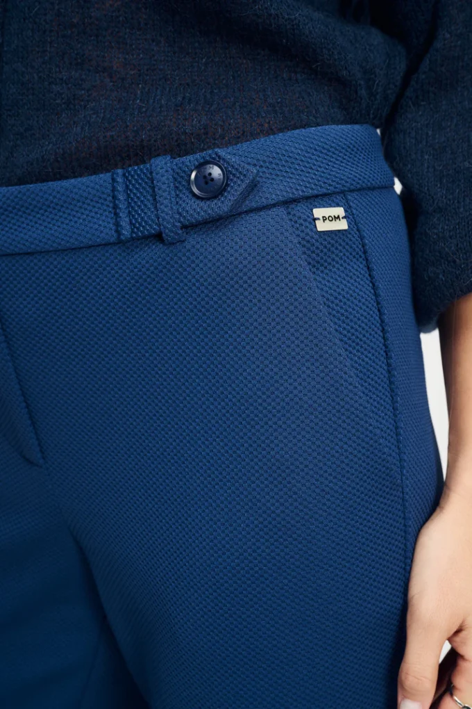 Pom Amsterdam-Pants-Tapered Sapphire Blue - Image 6