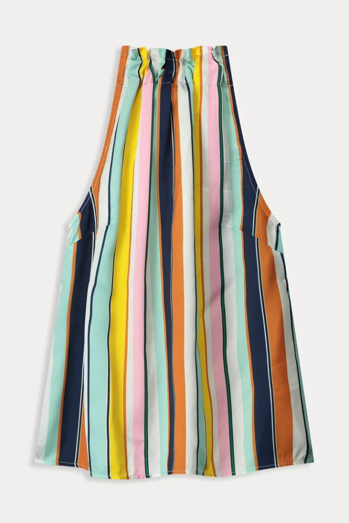 Pom Amsterdam- Top- Paradise Stripes- Multi - Image 6