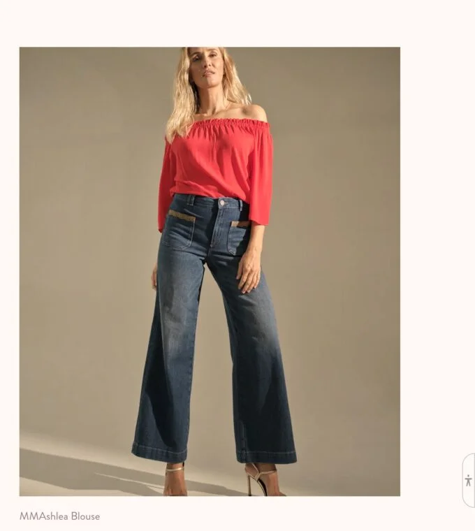 Mos Mosh-Ashlea Blouse- Tomato - Image 2