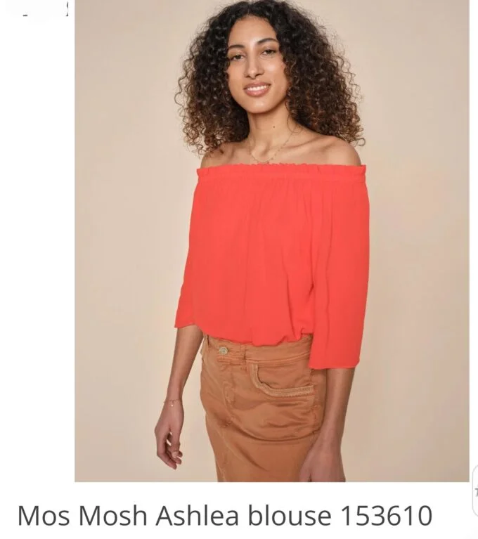 Mos Mosh-Ashlea Blouse- Tomato - Image 3