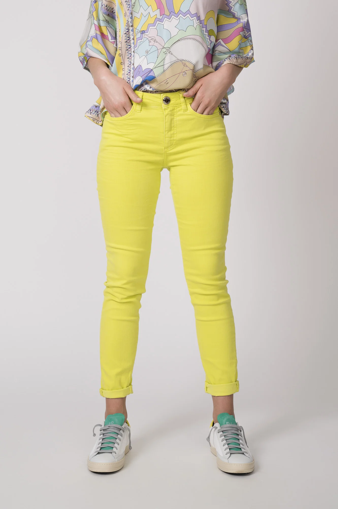 Mos Mosh- Vice Colour Pant - Yellow Plum - Image 4